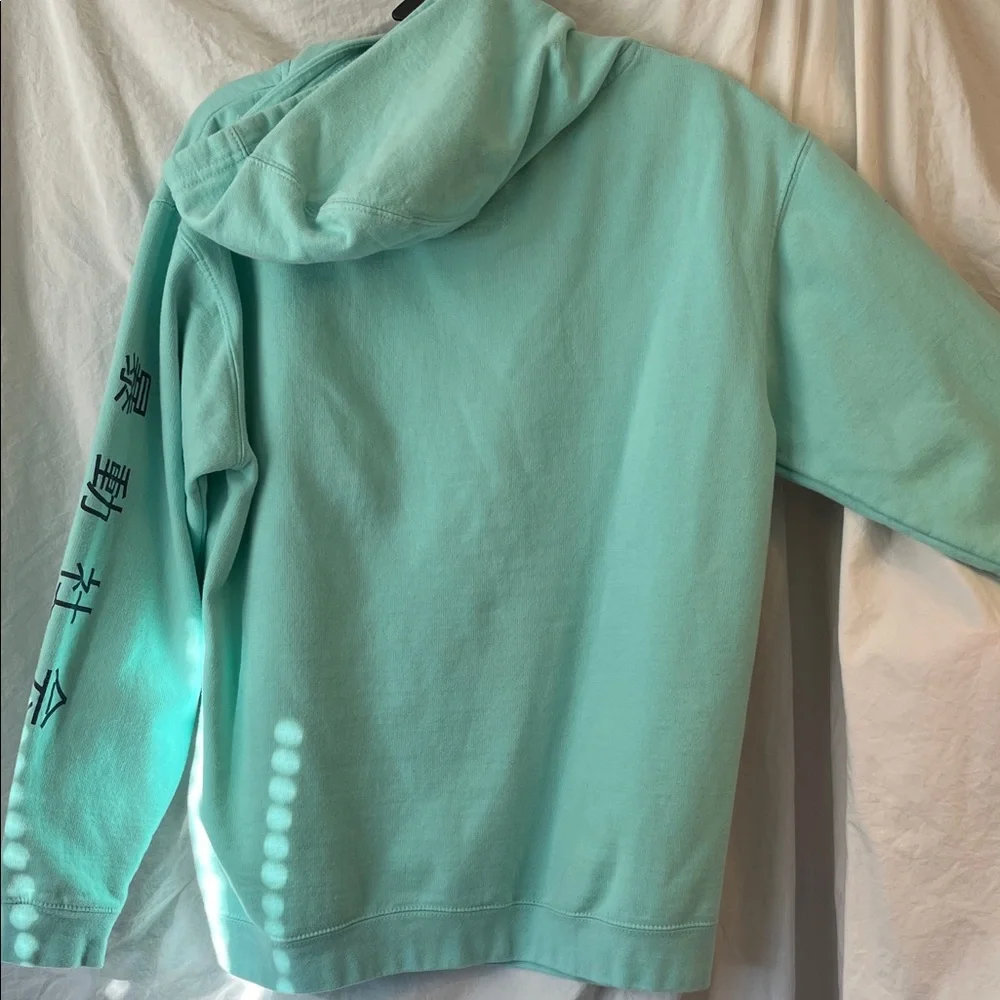 Riot Society Mint Green Graphic Hoodie Size XL